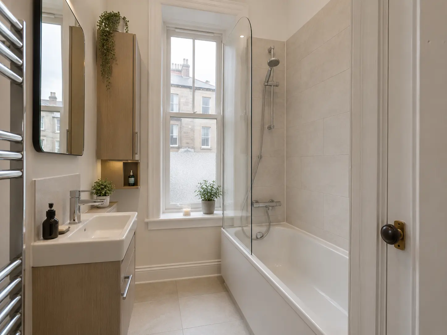 Small fitted bathroom Glasgow